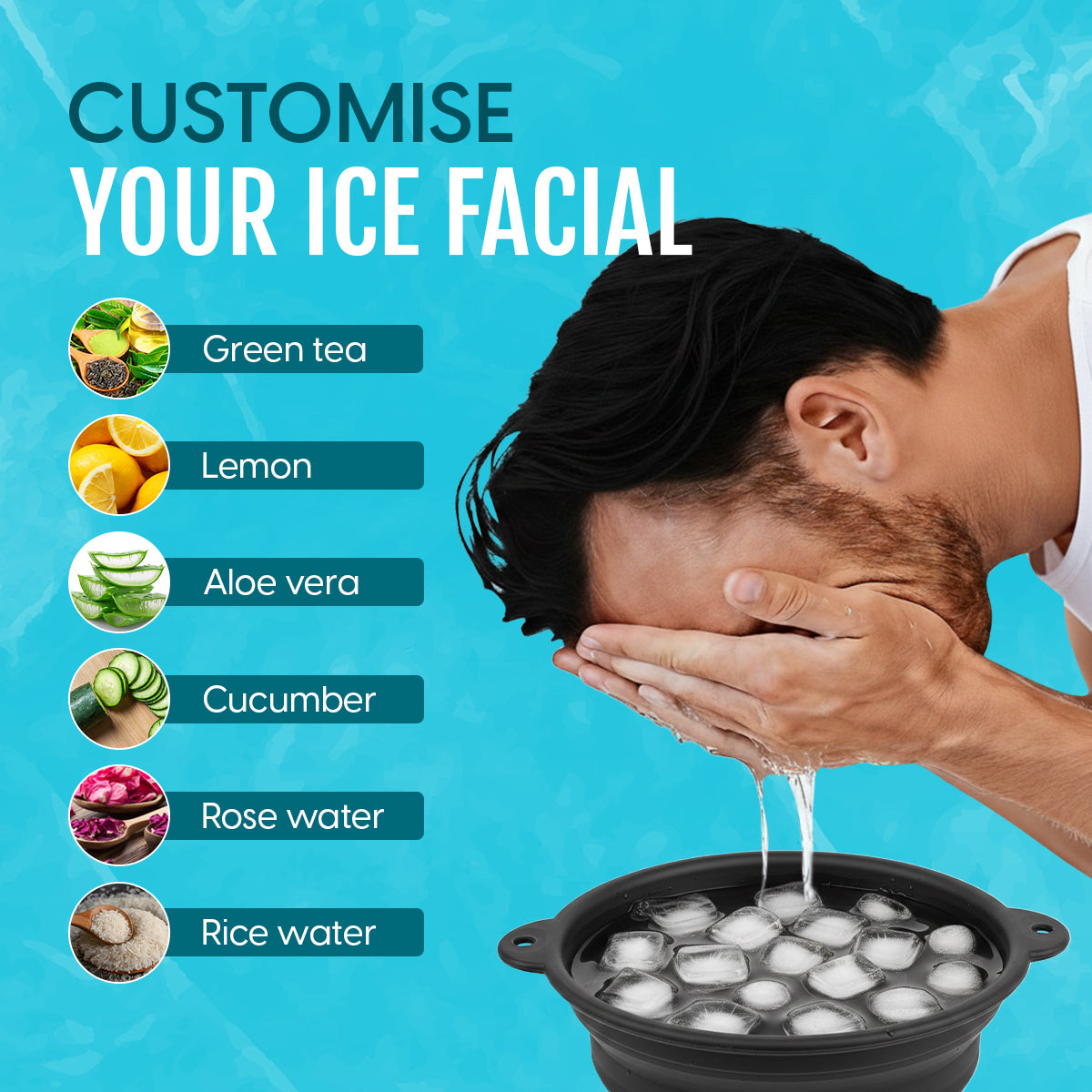 Foldable Ice Facial Bowl- SASTASNAP