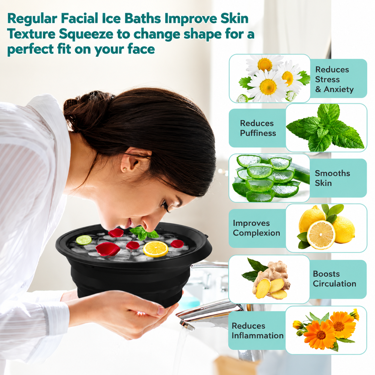 Foldable Ice Facial Bowl- SASTASNAP