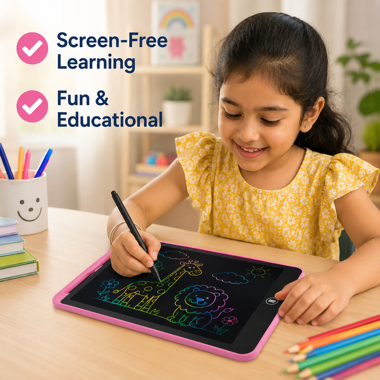 Writing Tablet With Multi Colored Screen (WTC)