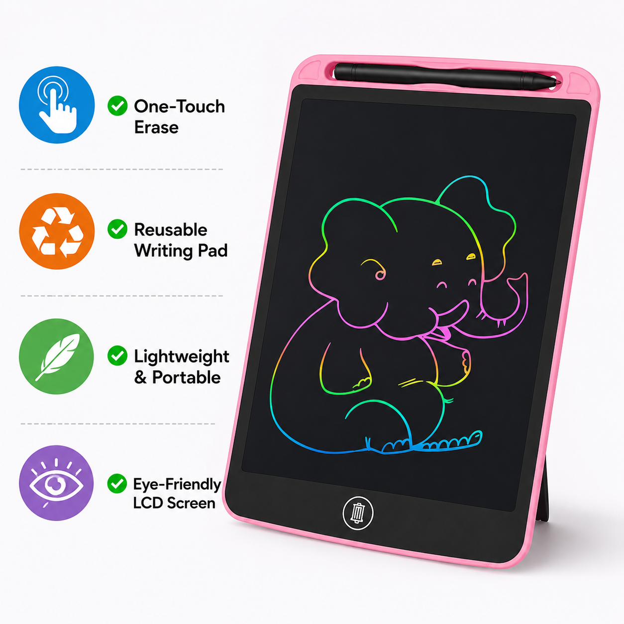Writing Tablet With Multi Colored Screen (WTC)
